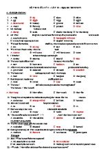 Đề thi giữa kỳ 1 môn Tiếng Anh Lớp 10 - Năm học 2019-2020